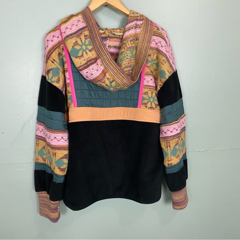 Free People Multicolor Patchwork Jacket - image 7
